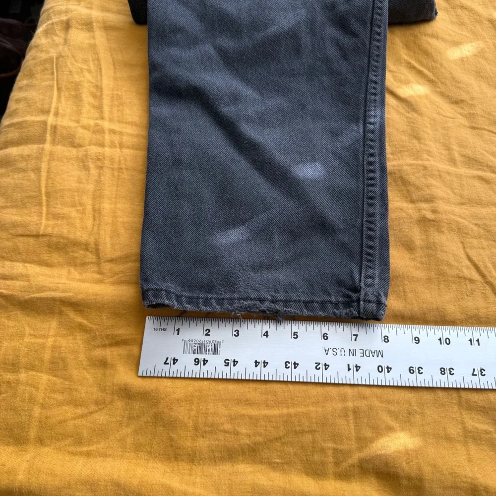 Levi's 550 Jeans Mens‎ Black Wash Relaxed Fit Denim Pants 36x32